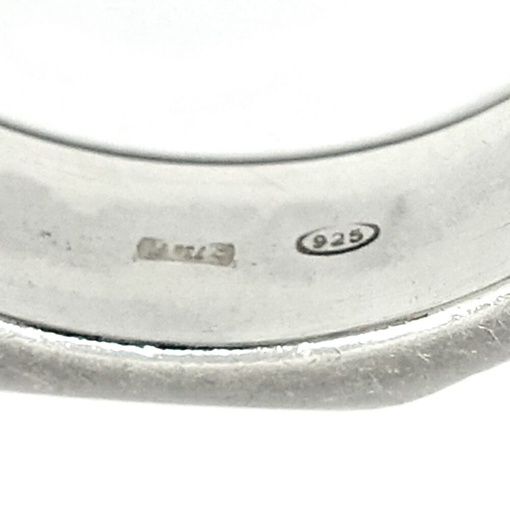 栄】グッチ Ag925 ヘキサゴンナットリング 指輪 シルバー メンズ