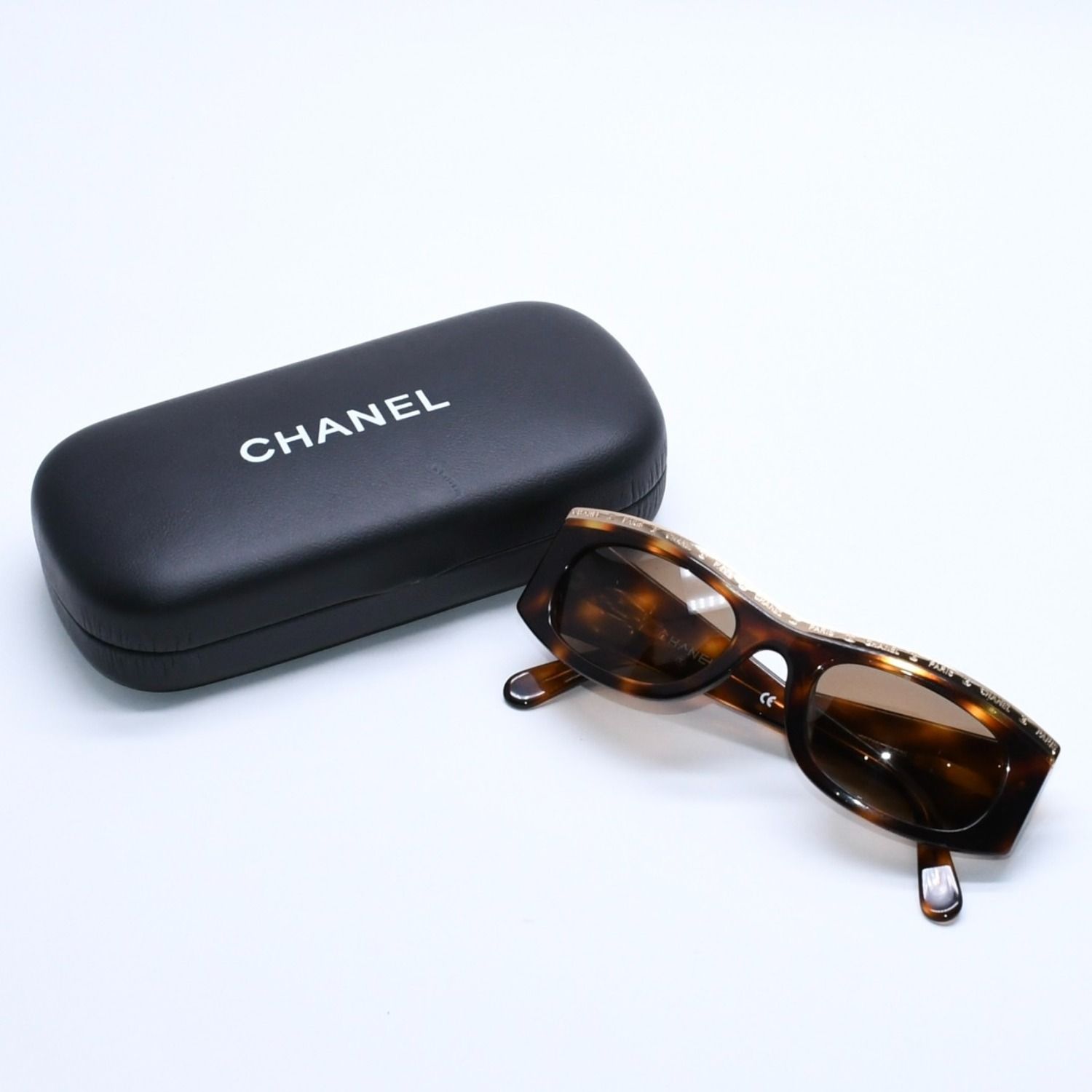 極美品 CHANEL シャネル サングラス アイウェア 07798 91235 ココ
