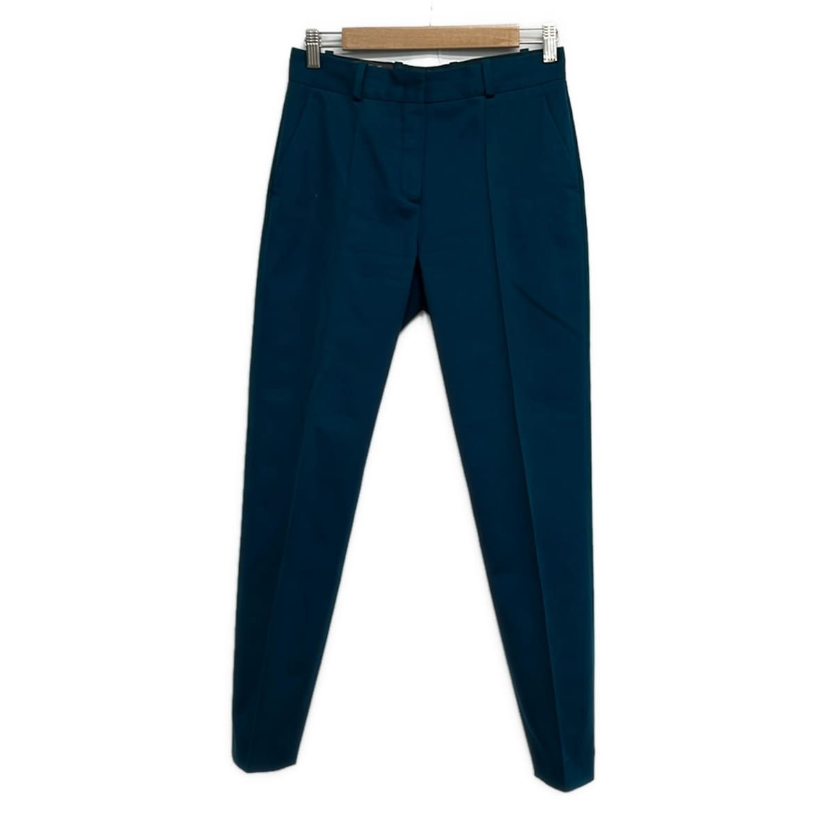 Loro Piana(ロロピアーナ) パンツ サイズ38 S レディース - ブルーグリーン フルレングス