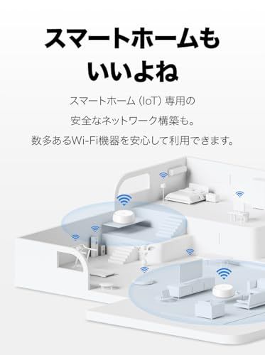 TP-Link WiFi7 ルーター メッシュwi-fi 無線lanルーター メッシュWi-Fiシステム BE3600規格 2882Mbps(5GHz) + 688Mbps(2.4GHz) MLO Deco BE22 1-pack/ 771a355c