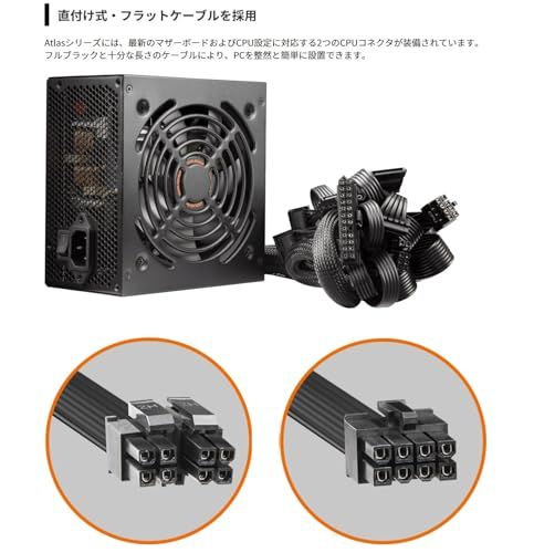 COUGAR 電源ユニット ATLASシリーズ 750W 80PLUS BRONZE 直付けモデル CGR BA-750 【国内正規品】/ 91a1e636
