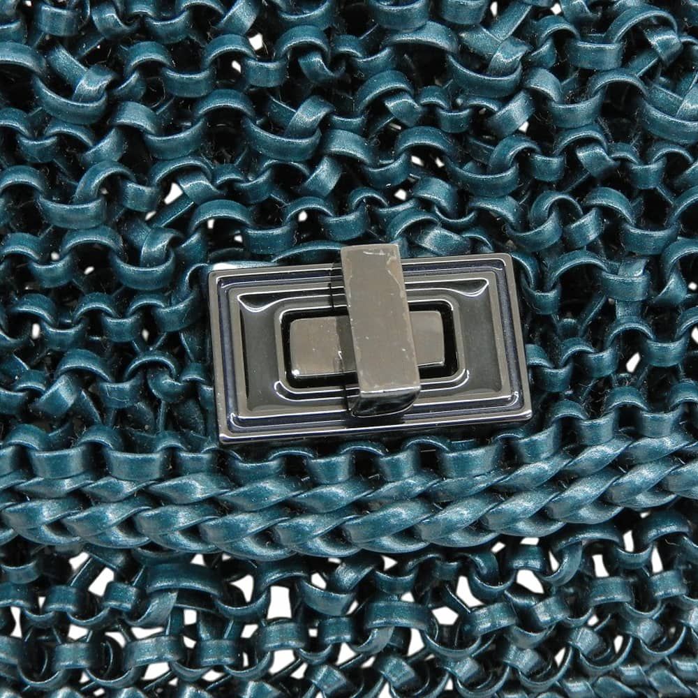 超美品 アンテプリマ ANTEPRIMA LUCCHETTO ルケット ターンロック ワイヤー 2way チェーン ショルダー バッグ 定価47300円