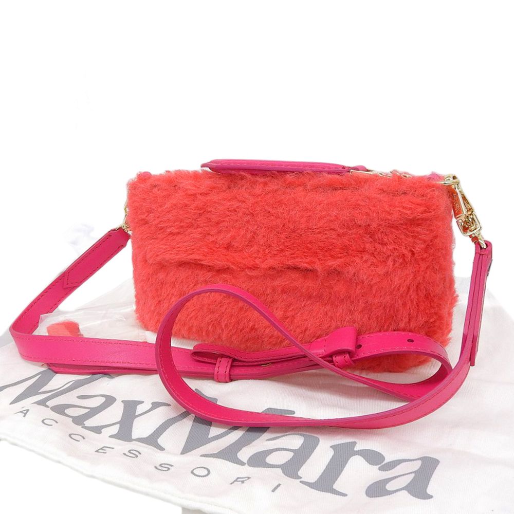超美品 マックスマーラ MAX MARA 2019年 Wallet Bag テディベア ショルダー バッグ コーラル ピンク 定価64000円 レディース 超美品 マックスマーラ MAX MARA 2019年 Wallet Bag テディベア ショルダー バッグ コーラル ピンク 定価64000円 レディース