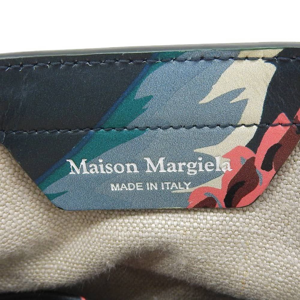 超美品 メゾンマルジェラ Maison Margiela 2023年 S35WG0227 P5481 5AC マイクロ トロピカル柄 2way ショルダー バッグ 定価301400円