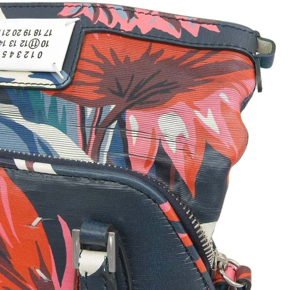 超美品 メゾンマルジェラ Maison Margiela 2023年 S35WG0227 P5481 5AC マイクロ トロピカル柄 2way ショルダー バッグ 定価301400円