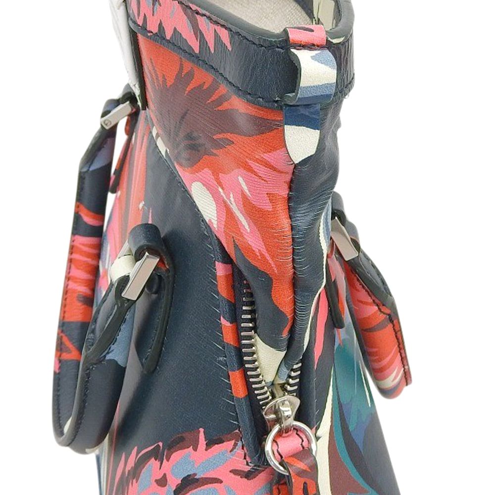 超美品 メゾンマルジェラ Maison Margiela 2023年 S35WG0227 P5481 5AC マイクロ トロピカル柄 2way ショルダー バッグ 定価301400円