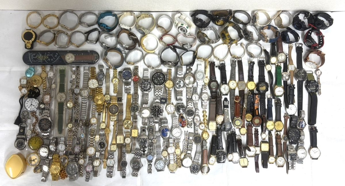 ジャンク中古品/現状品/動作未確認【腕時計 メンズ レディース まとめ売り 】SEIKO/CITIZEN/CASIO/等 ブランド時計