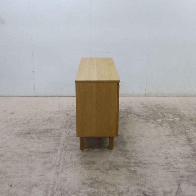 展示品 unico ウニコ SOLK ソルク キャビネット W1300×D420 サイド