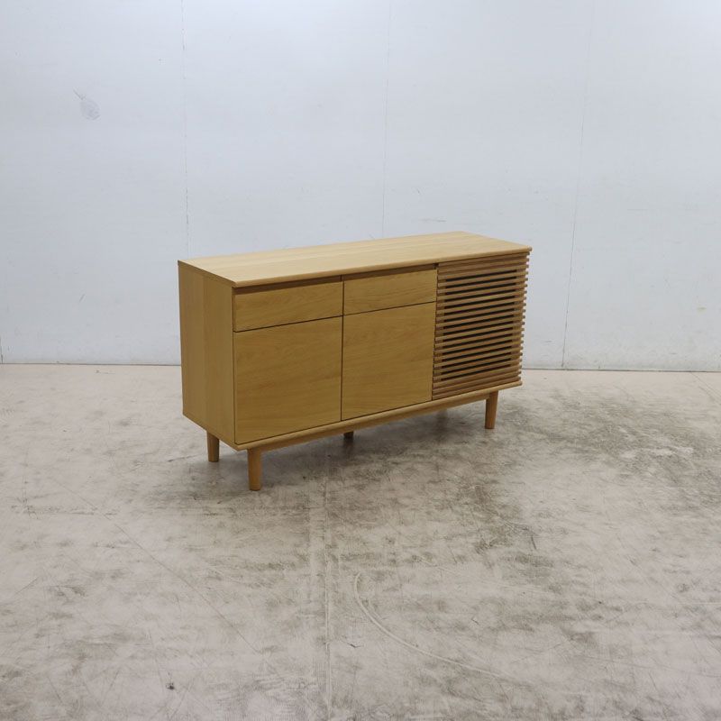 展示品 unico ウニコ SOLK ソルク キャビネット W1300×D420 サイド