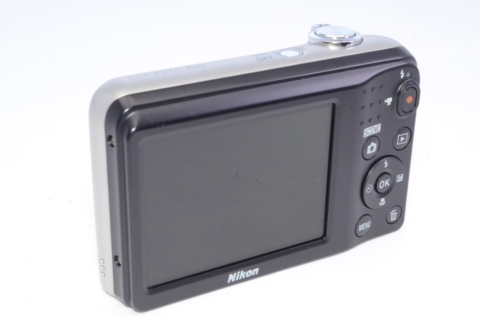 Nikon COOLPIX A10 シルバー 光学5倍ズーム コンパクトデジカメ 実用良好