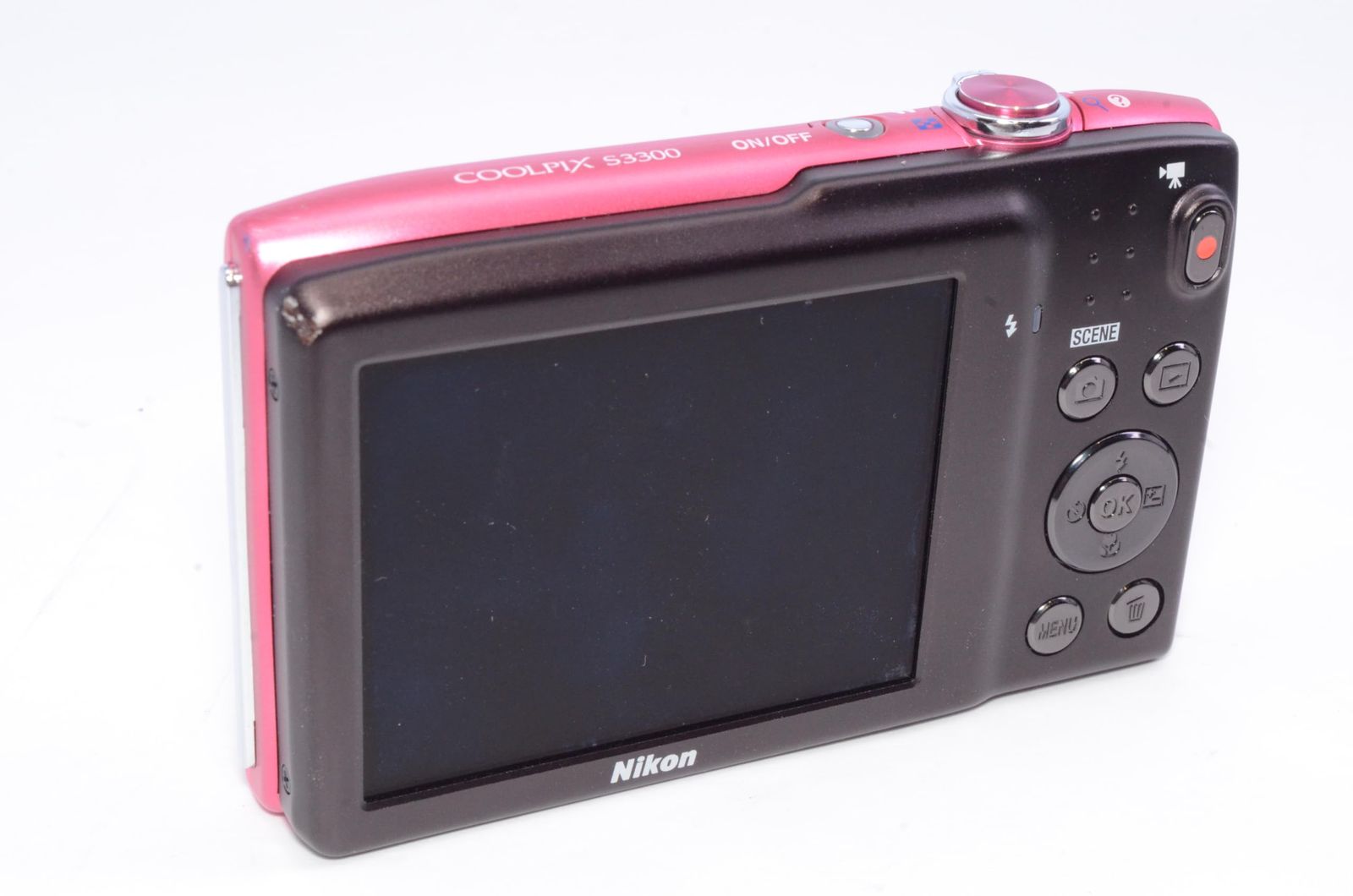 Nikon COOLPIX S3300 ストロベリーピンク コンパクトデジタルカメラ 実用良好 元箱付