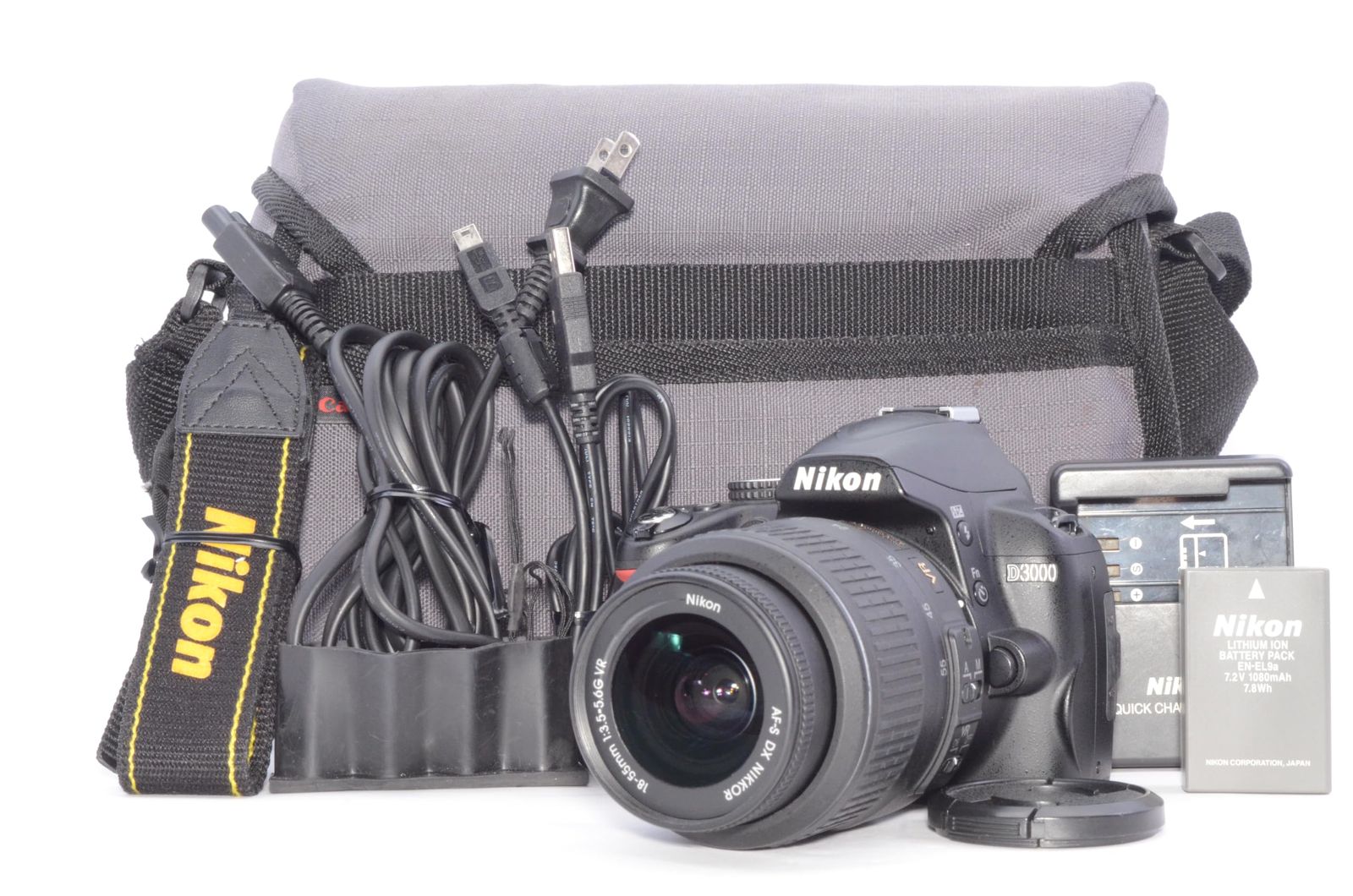 Nikon D3000 レンズキット 初心者おすすめ 一眼レフ Nikon D3000 レンズキット 初心者向けデジタル一眼レフ 実用良好