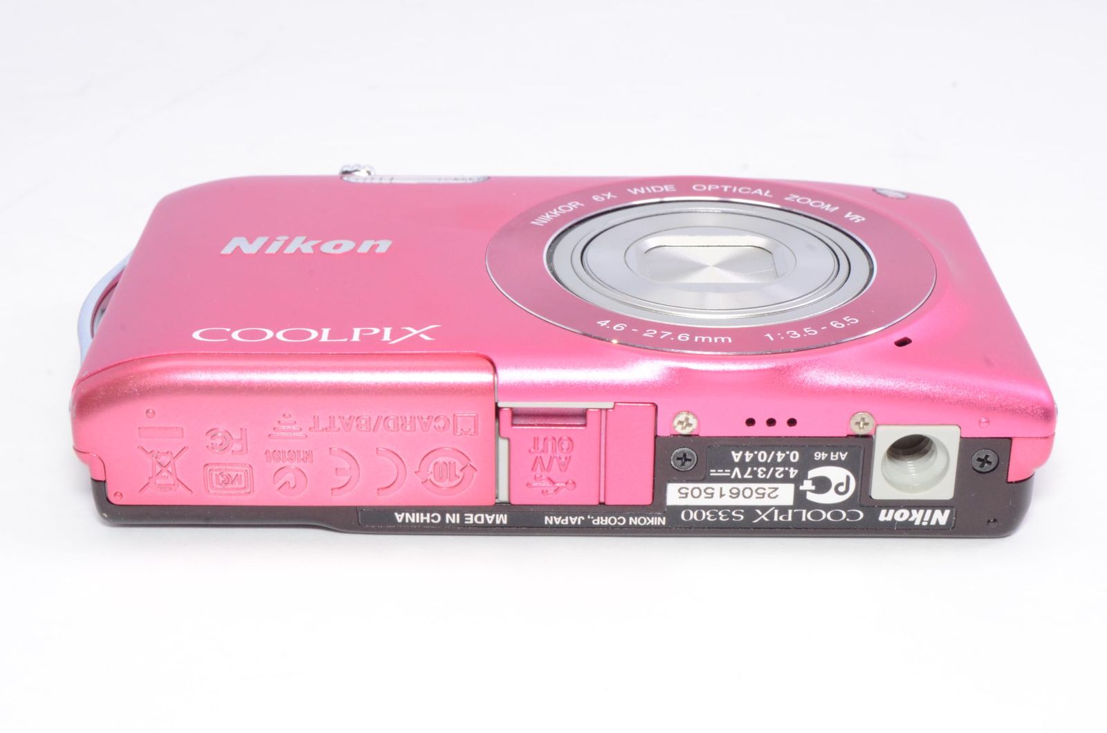 Nikon COOLPIX S3300 ストロベリーピンク コンパクトデジタルカメラ 実用良好 元箱付