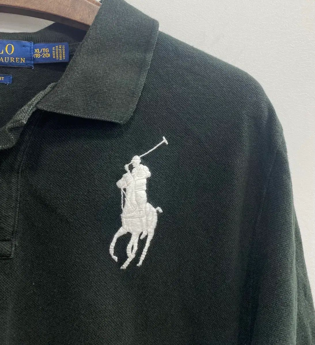 Mオススメ/唯一実物 ポロ ラルフローレン ビックポニー カラーTシャツ