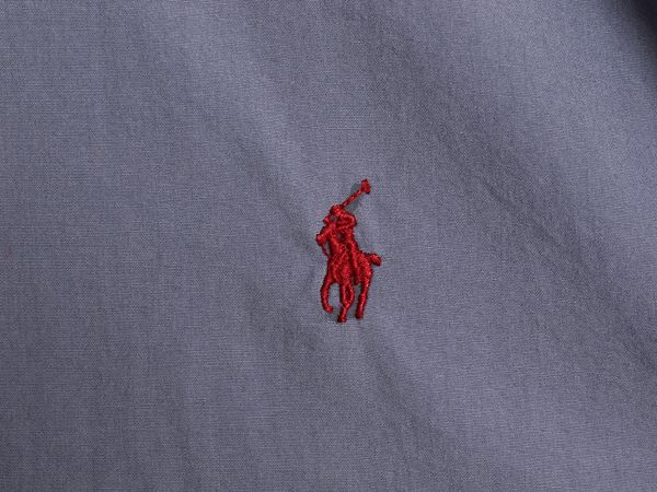 90s ラルフローレン 長袖 ボタンダウン シャツ メンズ XL 古着 オールド ポロ コットン 長袖シャツ ワイシャツ ワンポイント 大きいサイズ