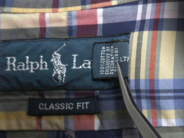 00s ラルフローレン マドラス チェック 長袖 ボタンダウン シャツ メンズ XL オールド ポロ 長袖シャツ コットン ワイシャツ 大きいサイズ 00s ラルフローレン マドラス チェック 長袖 ボタンダウン シャツ メンズ XL オールド ポロ 長袖シャツ コットン ワイシャツ 大きいサイズ