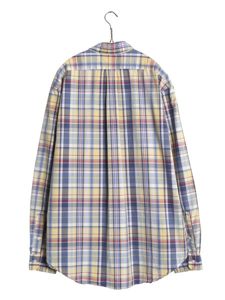 00s ラルフローレン マドラス チェック 長袖 ボタンダウン シャツ メンズ XL オールド ポロ 長袖シャツ コットン ワイシャツ 大きいサイズ 00s ラルフローレン マドラス チェック 長袖 ボタンダウン シャツ メンズ XL オールド ポロ 長袖シャツ コットン ワイシャツ 大きいサイズ