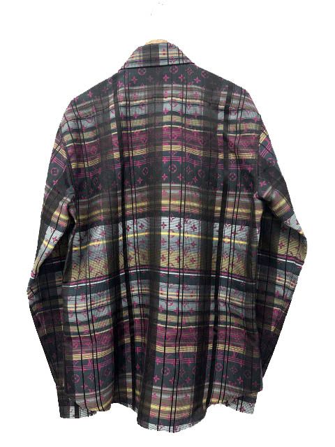 ルイヴィトン LOUIS VUITTON 21SS モノグラム ロゴ ストライプ スリムフィット シルク 長袖 シャツ RM211 ZVP HKS71W XXL マルチカラー ブランド古着ベクトル 中古260619 ルイヴィトン LOUIS VUITTON 21SS モノグラム ロゴ ストライプ スリムフィット シルク 長袖 シャツ RM211 ZVP HKS71W XXL マルチカラー ブランド古着ベクトル 中古260619