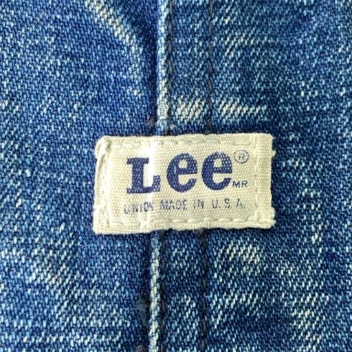 【中古】　Lee　カバーオール　70s vintage　70年代　OLD　デニムジャケット　フルボタン　オーバーサイズ　USA製　アメカジ　古着　/5635