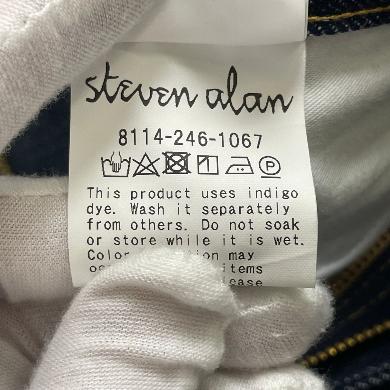 Steven Alan / 13.5oz DENIM 5P BAGGY TAPERED PANTS 参考定価:18,000+tax SIZE:30 Steven Alan / 13.5oz DENIM 5P BAGGY TAPERED PANTS 参考定価:18,000+tax SIZE:30
