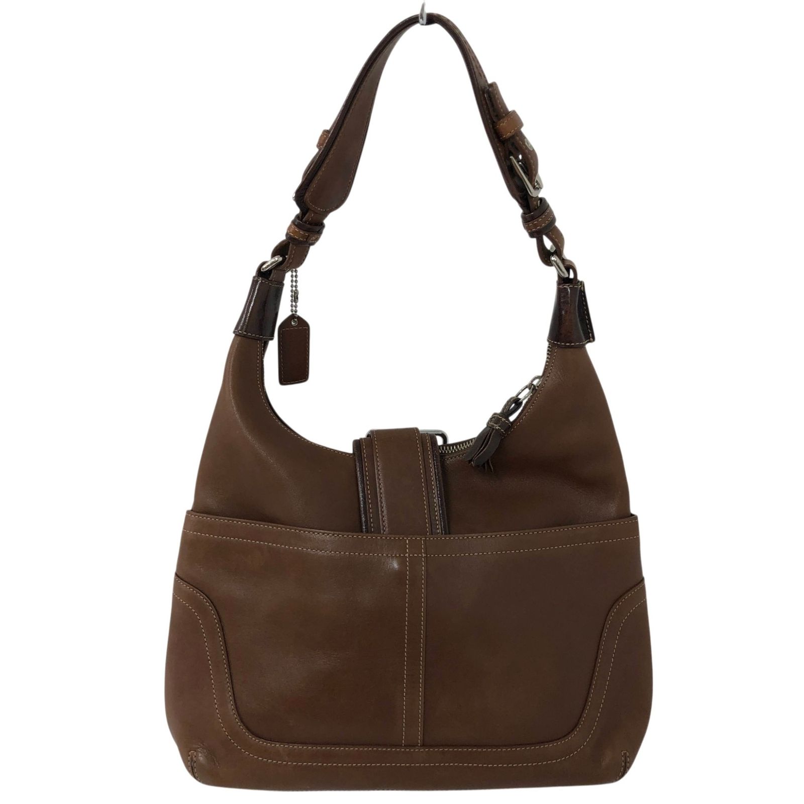 美品✨COACH コーチ ソーホー レザーBrown ショルダー COACH/コーチ/ソーホー/レザー/ワンショルダーバッグ/ブラウン/7463