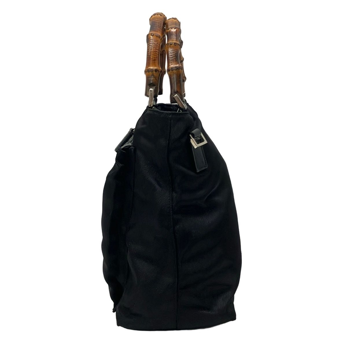 GUCCI(グッチ) ハンドバッグ バンブー 黒 レザー GUCCI(グッチ) ハンドバッグ バンブー 黒 レザー