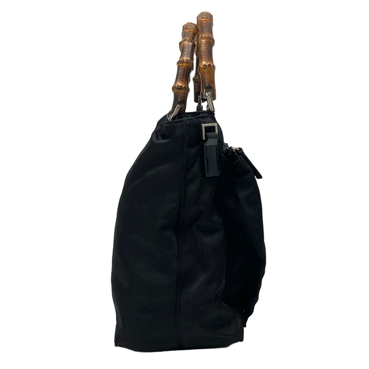 GUCCI(グッチ) ハンドバッグ バンブー 黒 レザー GUCCI(グッチ) ハンドバッグ バンブー 黒 レザー