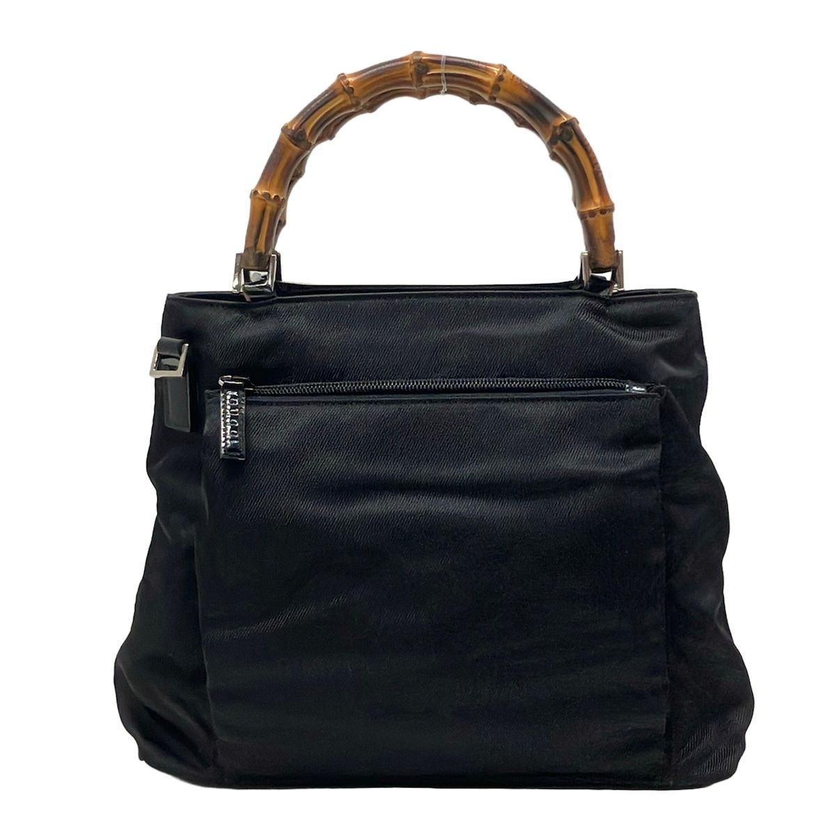 GUCCI(グッチ) ハンドバッグ バンブー 黒 レザー