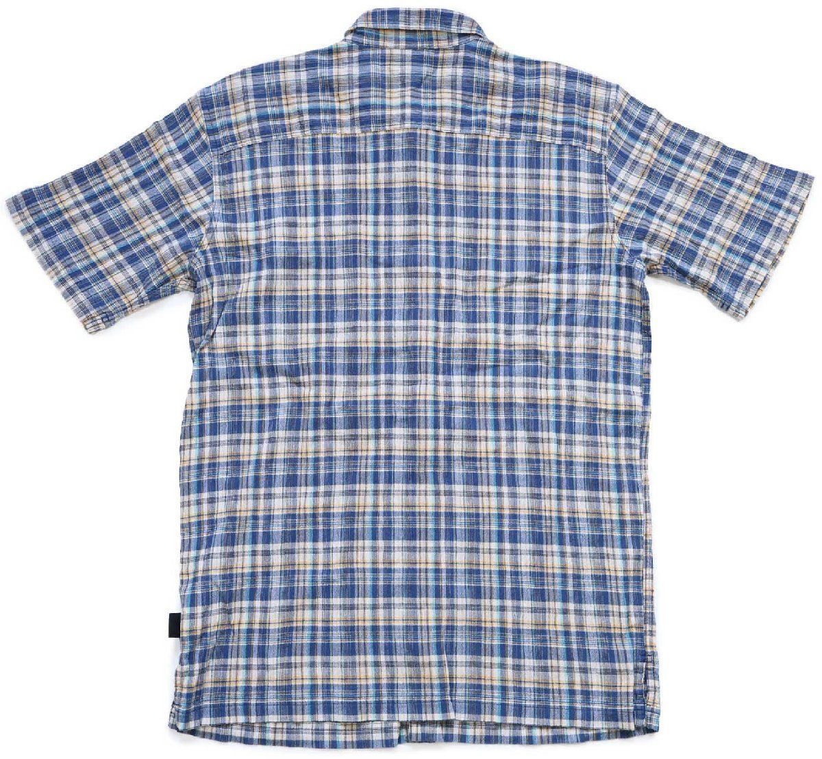 patagoniaパタゴニア A/C Shirts チェック 半袖 オーガニックコットン ガーゼシャツ FWSB M★アウトドア キャンプ