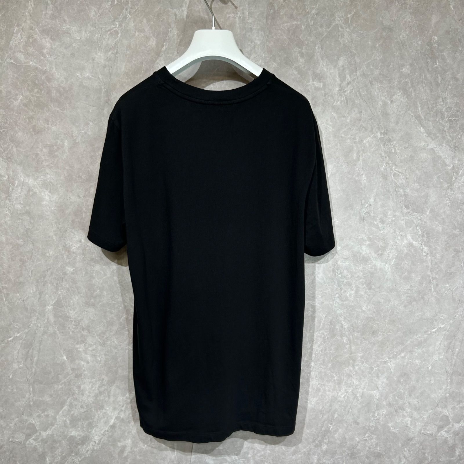 【新作美品】 MONCLERモンクレールラバーワッペン半袖Tシャツ黒M