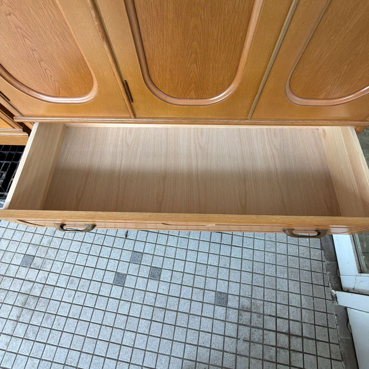 引取限定/石狩市】大型 婚礼タンス ワードローブ 幅118cm 高さ215cm