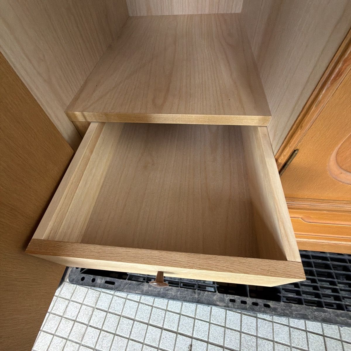 引取限定/石狩市】大型 婚礼タンス ワードローブ 幅118cm 高さ215cm
