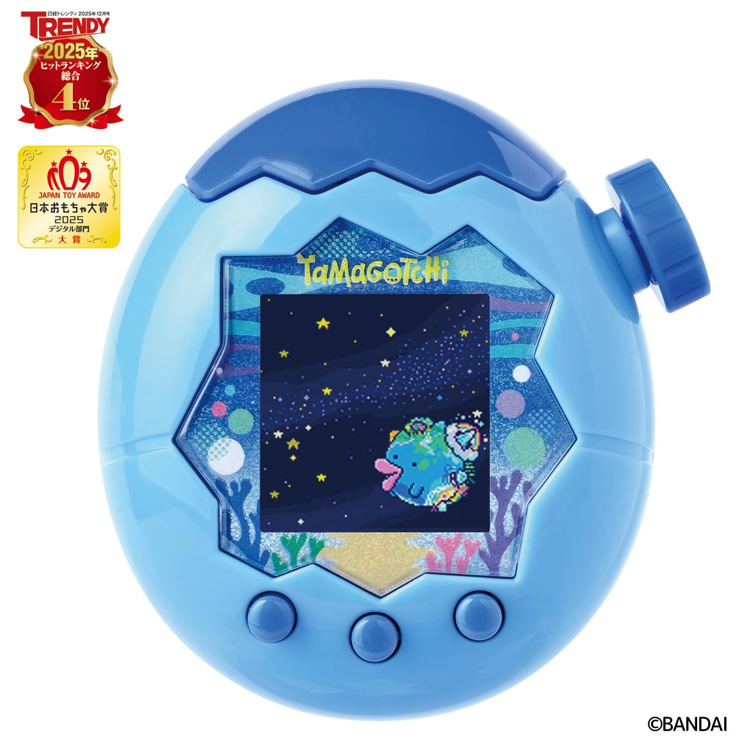 [バンダイ(BANDAI)] Tamagotchi Paradise - Blue Water 【日本おもちゃ大賞2025デジタル部門大賞】 対象年齢 6才以上 たまごっちパラダイス [Blue Water]