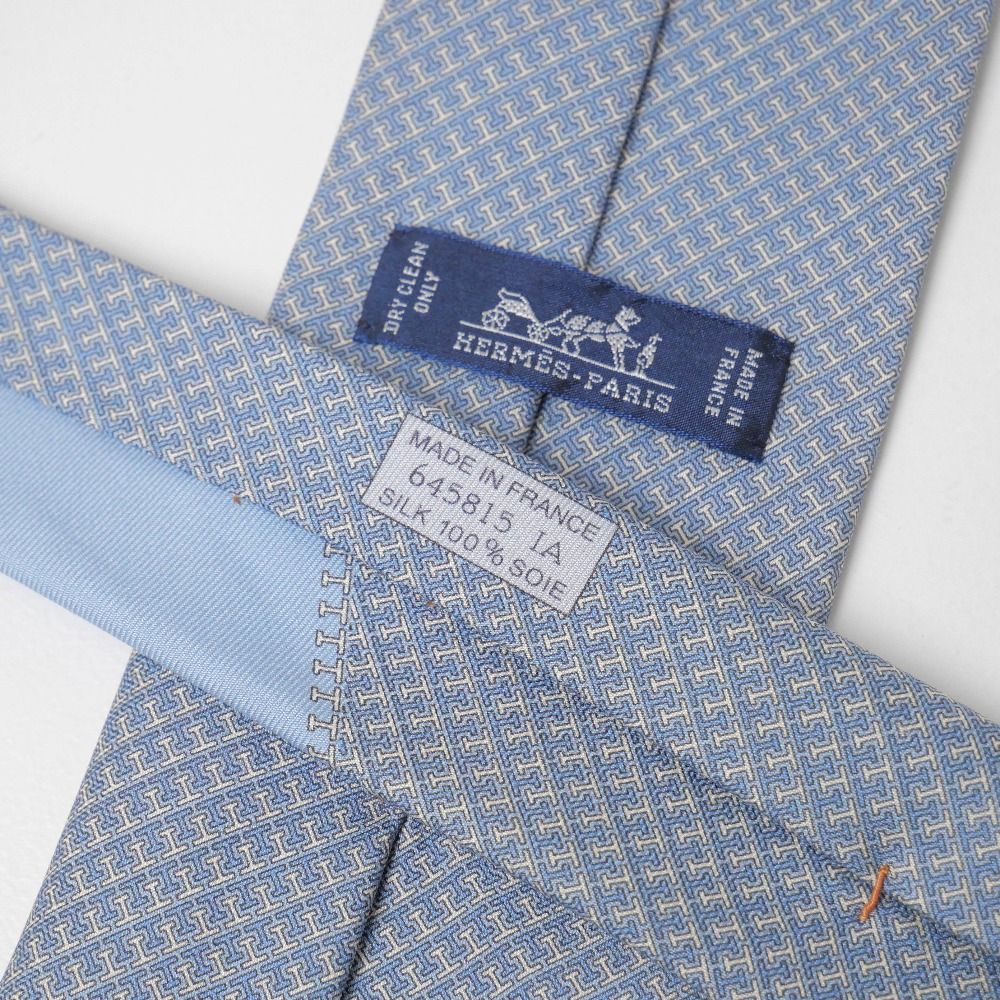 ■美品■HERMES エルメス ネクタイ シルクタイ Hロゴ ブランド古着【中古】20260619/RA9983