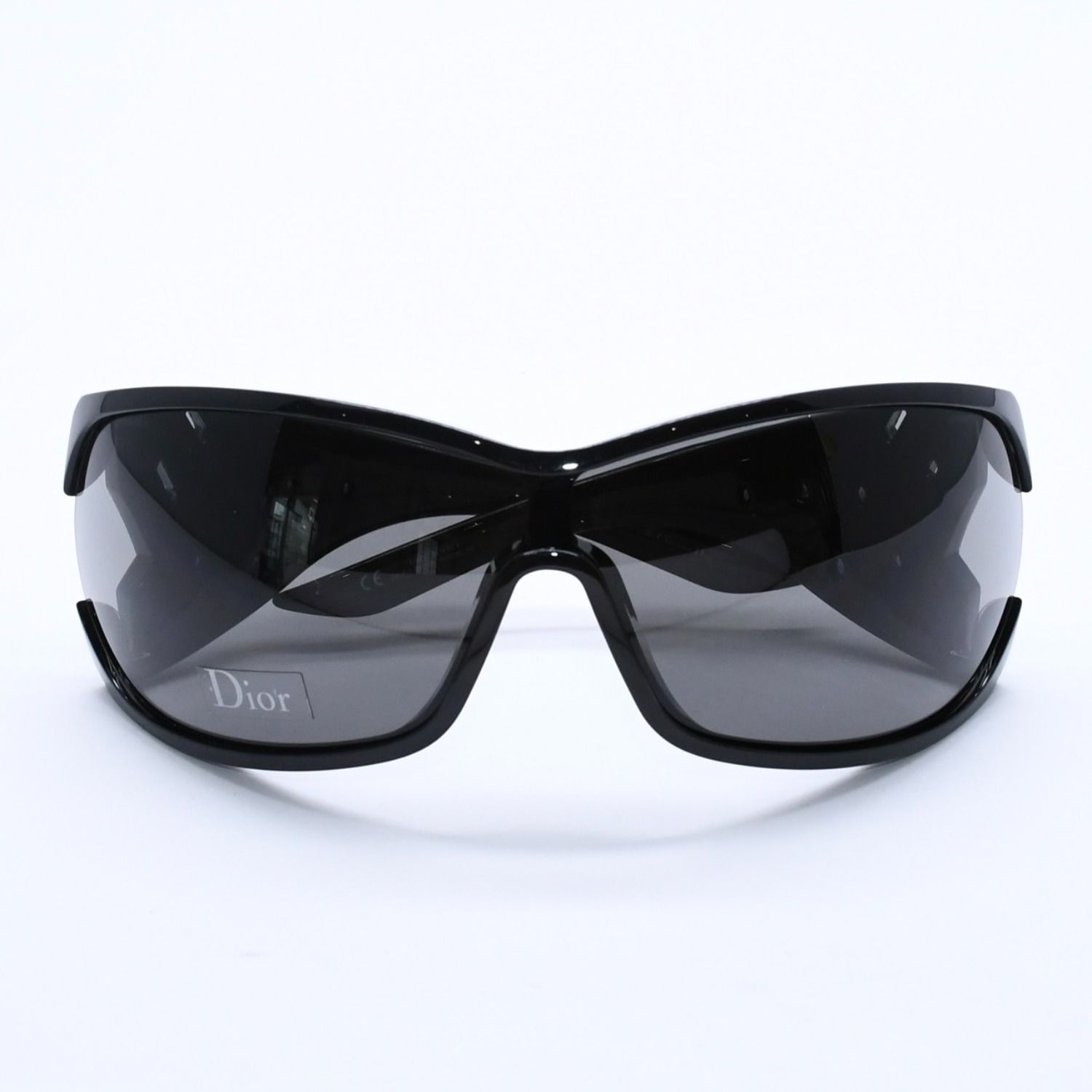極美品 Christian Dior クリスチャンディオール DIOR RIBBON サングラス アイウェア D28M8 サイズ110 ブラック 中古 4a004140