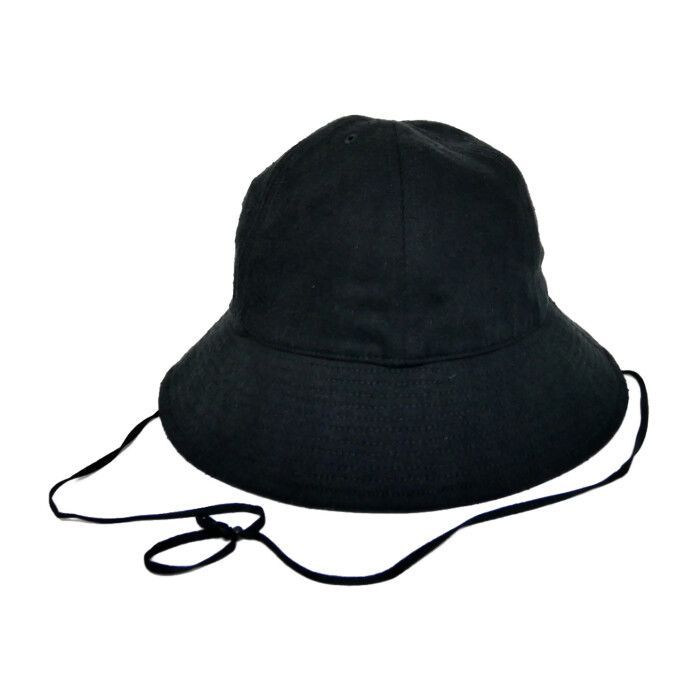 COMOLI コモリ 国内正規 26SS シルクネップ ハット D01-07002 BLACK