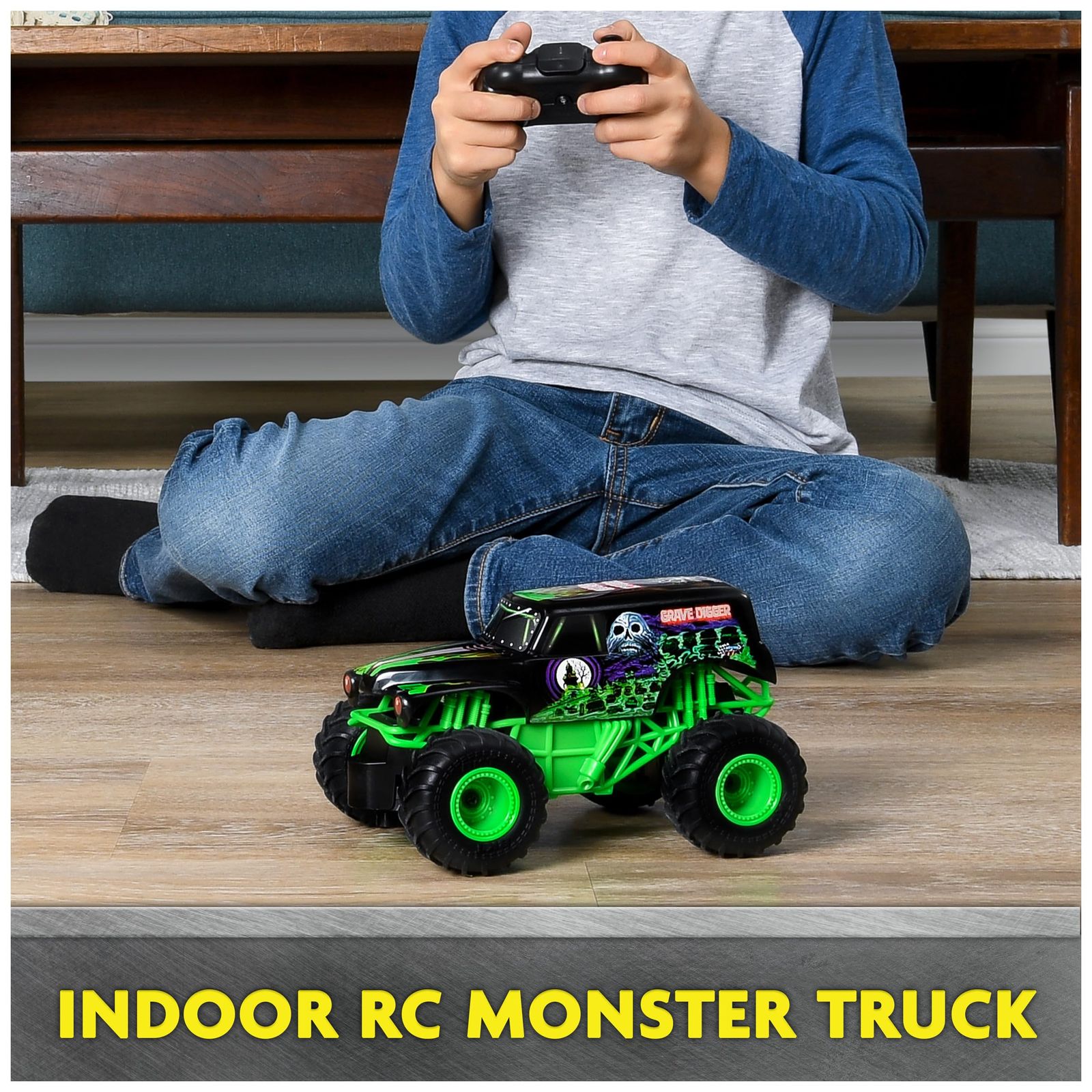 モンスタージャム 公式墓場ディガー リモートコントロール モンスタートラック 1:24スケール 2.4GHz 対象年齢4歳以上 [マルチカラー]