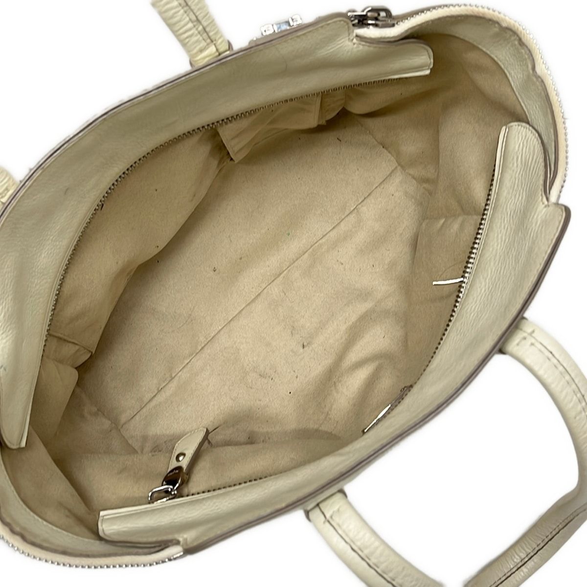 FERRAGAMO/SalvatoreFerragamo(サルバトーレフェラガモ) ハンドバッグ アリアンナ 21D698 白 レザー