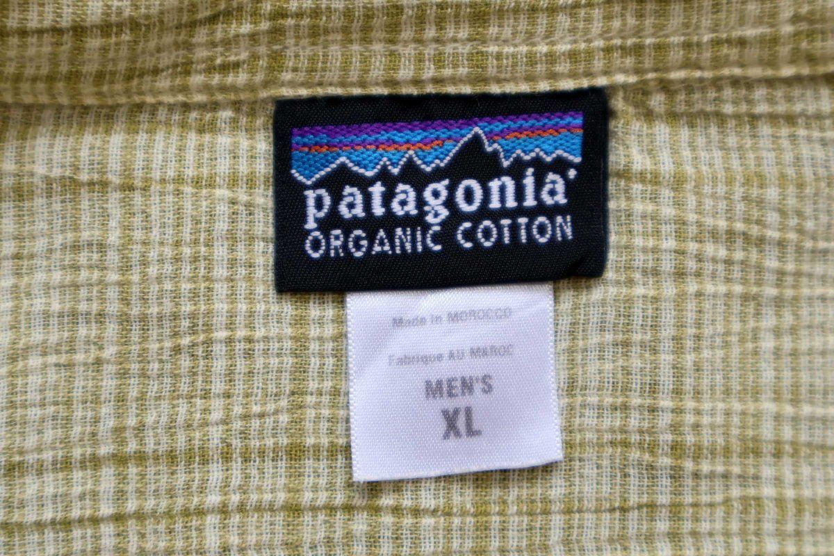 00s patagoniaパタゴニア A/C Yarn Dye Shirt チェック 半袖
