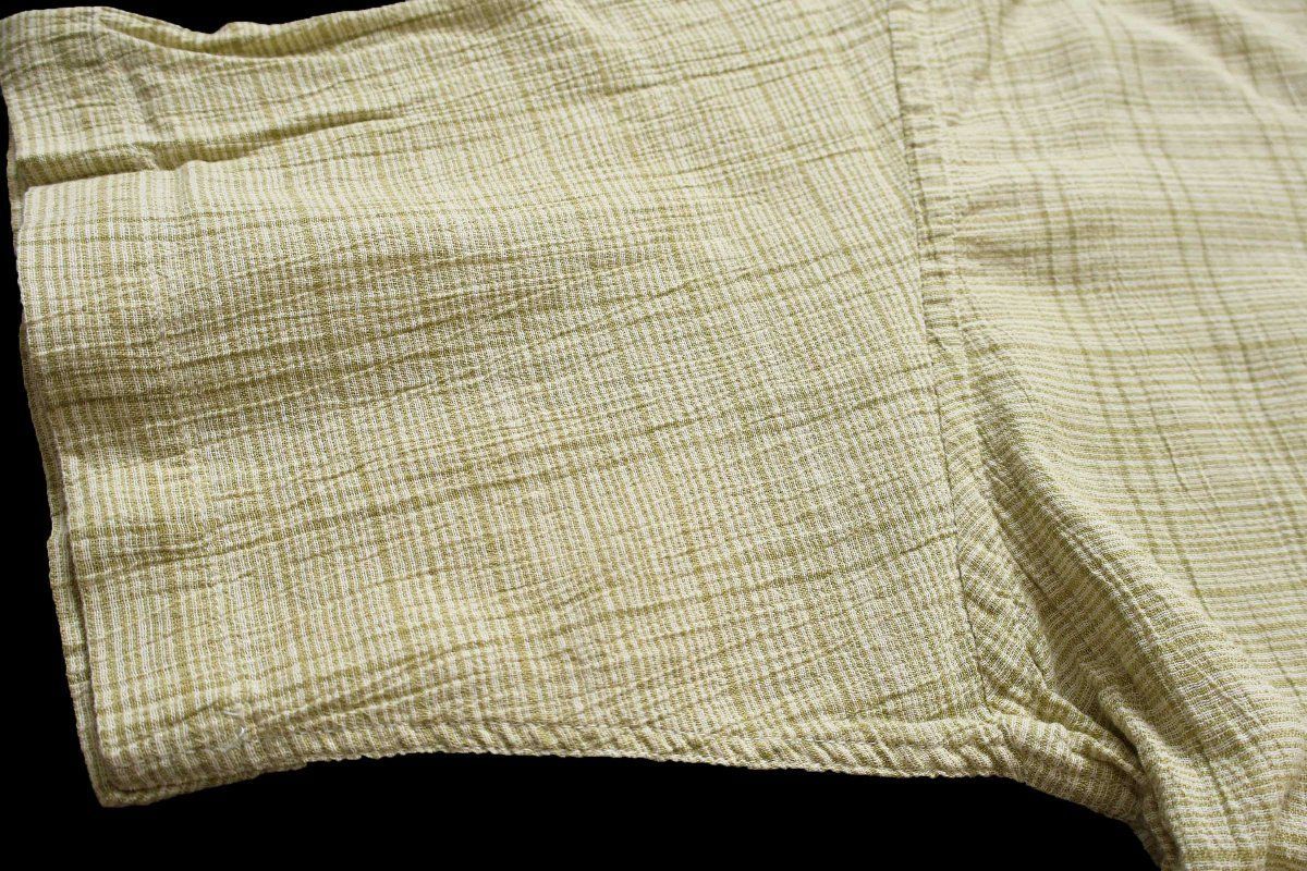 00s patagoniaパタゴニア A/C Yarn Dye Shirt チェック 半袖 オーガニックコットン ガーゼシャツ ACF XL★オールド ビッグサイズ