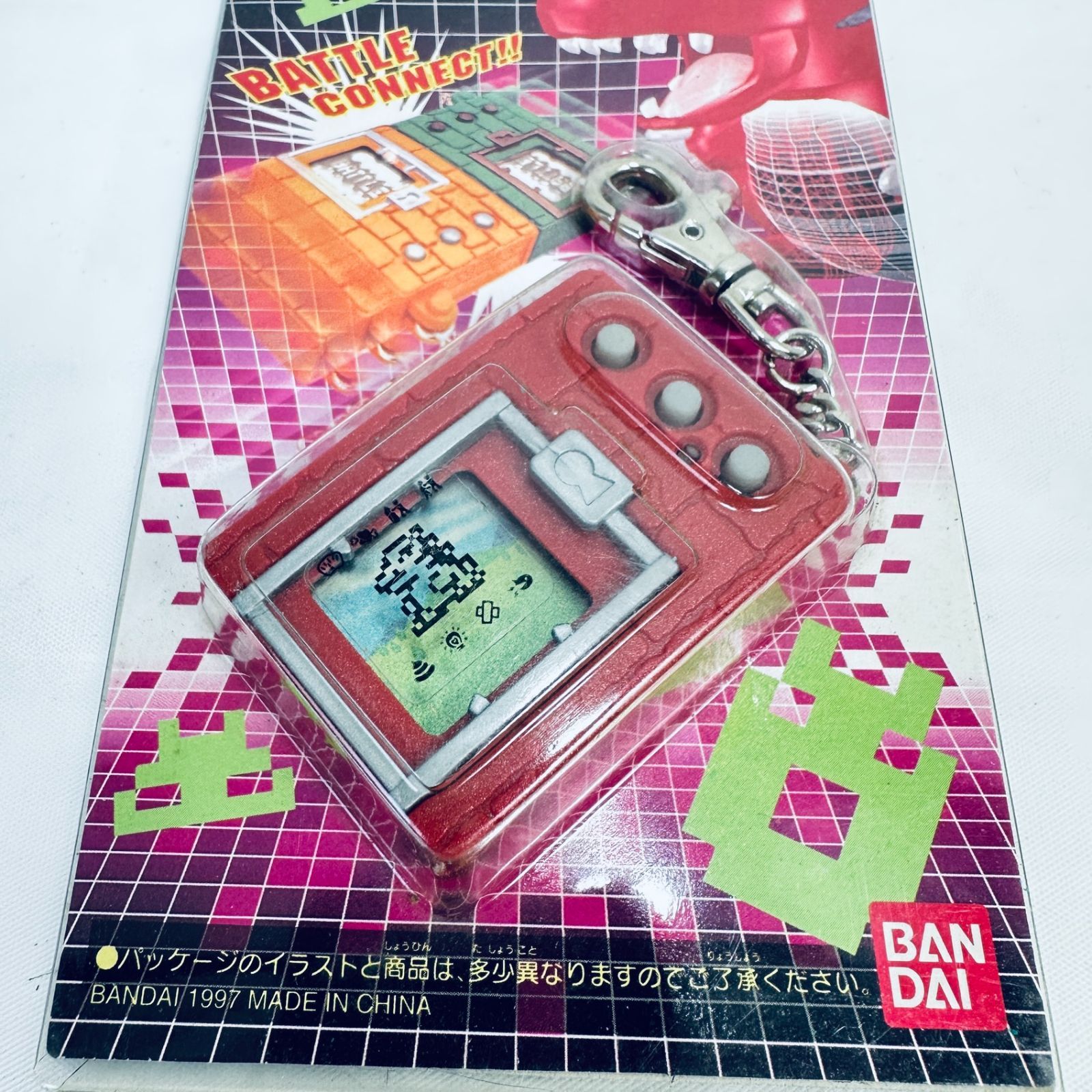 激レア 初代 デジモン BANDAI デジタルモンスター バンダイ 未使用品 当時品 初代 デジモン デジタルモンスター レッドカラー