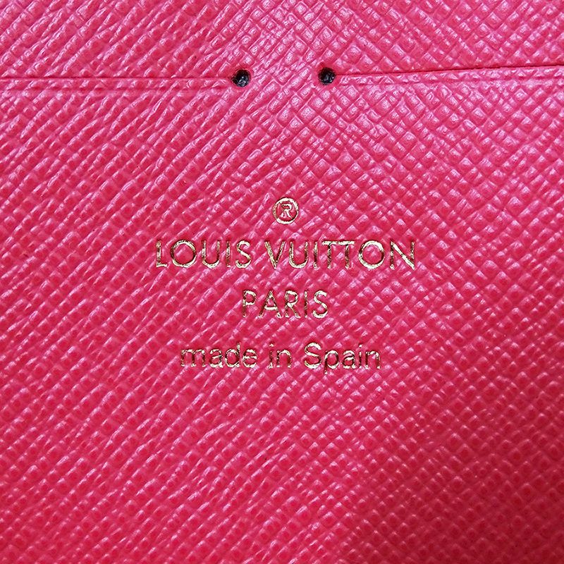 ルイ・ヴィトン LOUIS VUITTON 財布 モノグラムＶ レディース ブランド 長財布 ジッピー ウォレット グルナード M60936 ブラウン ピンク ラウンドファスナー おしゃれ 【中古】