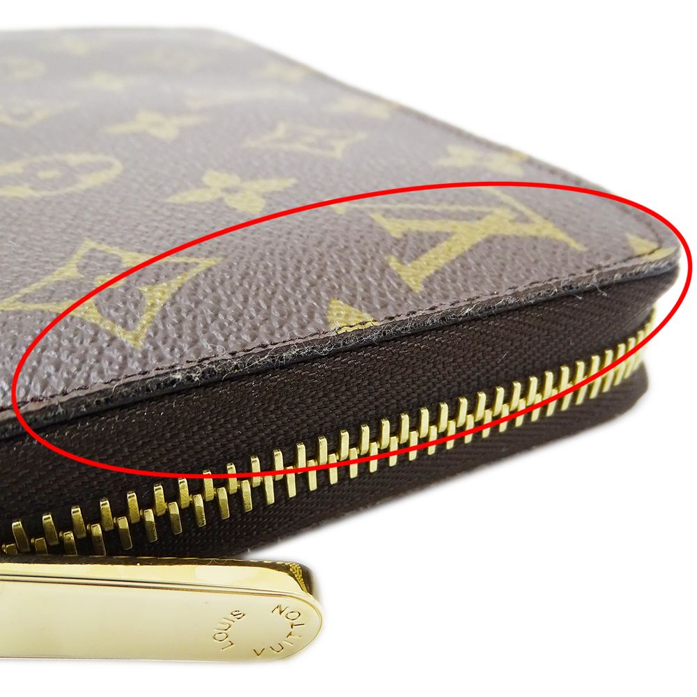 ルイ・ヴィトン LOUIS VUITTON 財布 モノグラムＶ レディース ブランド 長財布 ジッピー ウォレット グルナード M60936 ブラウン ピンク ラウンドファスナー おしゃれ 【中古】