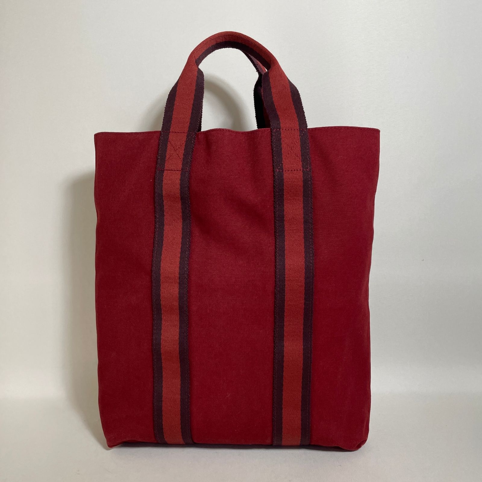 2606-40｜美品｜エルメス フールトゥ カバス トートバッグ レッド