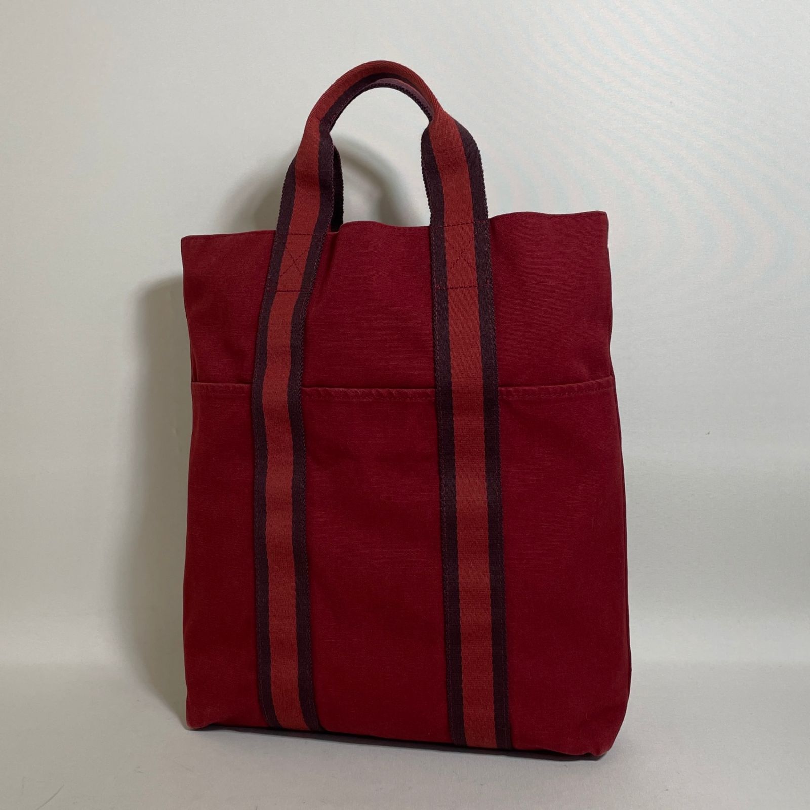 2606-40｜美品｜エルメス フールトゥ カバス トートバッグ レッド