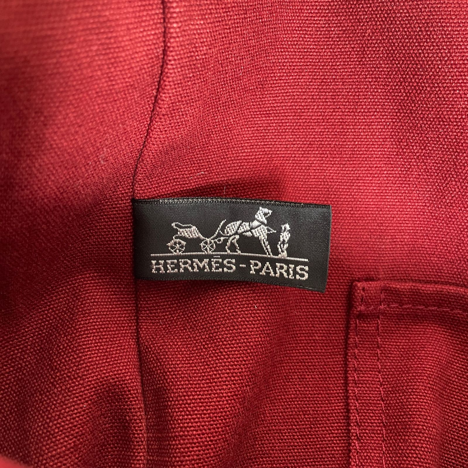 2606-40｜美品｜エルメス フールトゥ カバス トートバッグ レッド
