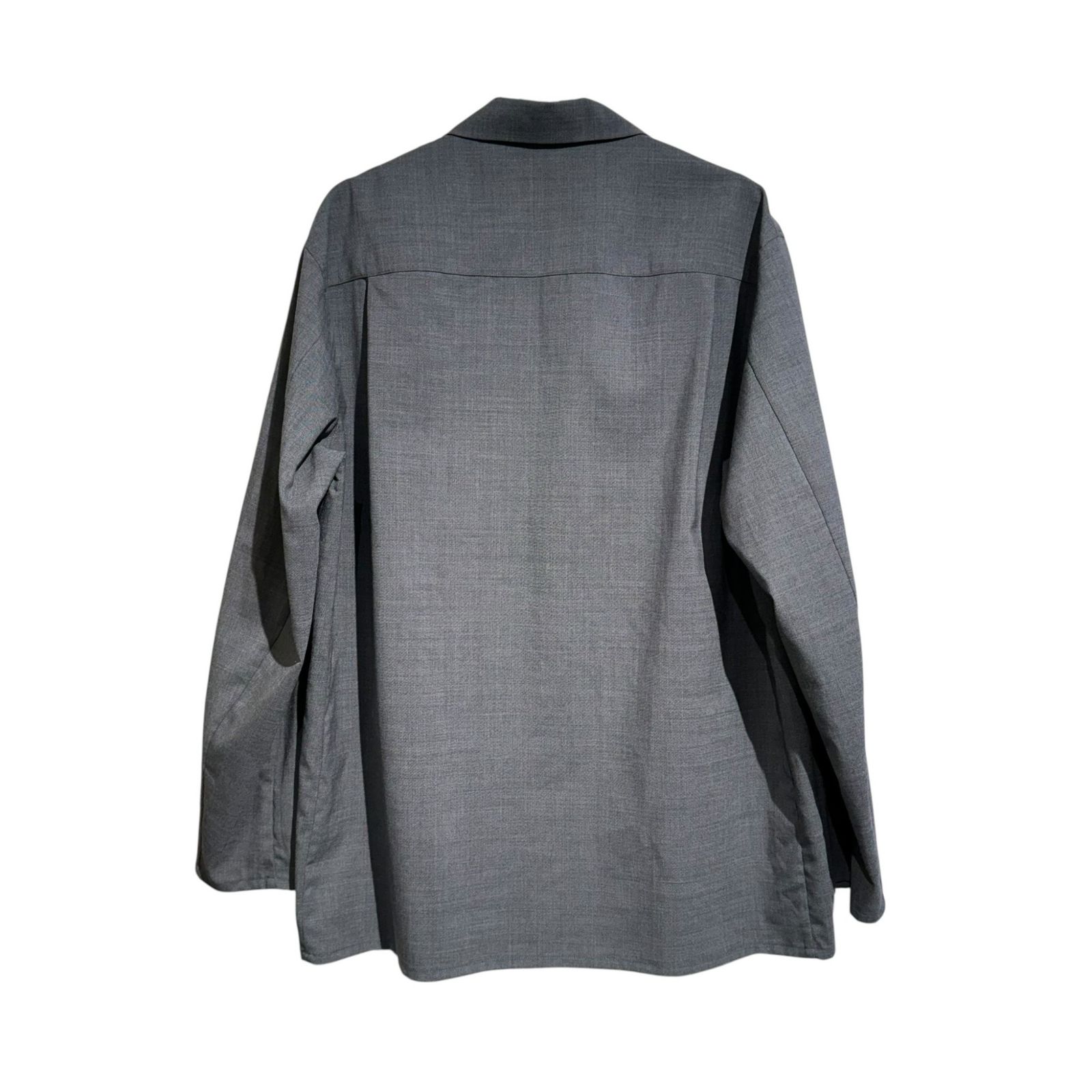 EDIFICE (エディフィス) Washable トロピカル シャツ ジャケット 26010300601010 グレー S