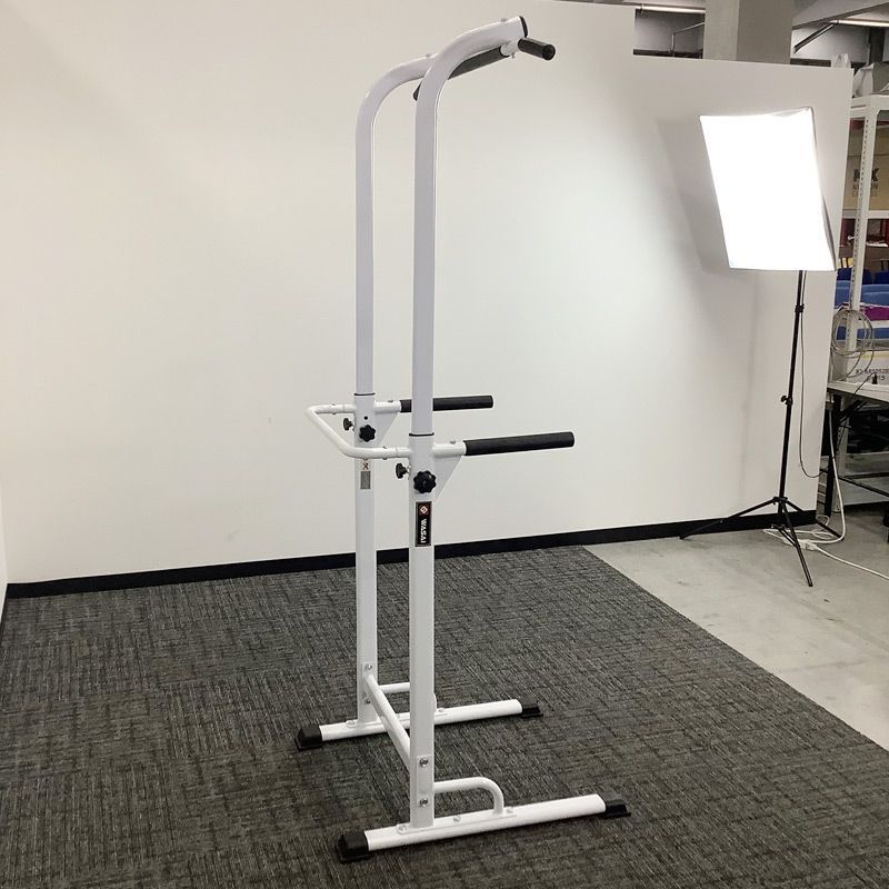 中古 ぶら下がり健康器 WASAI BS30W 白 スタンド式 懸垂器具マシン 筋 