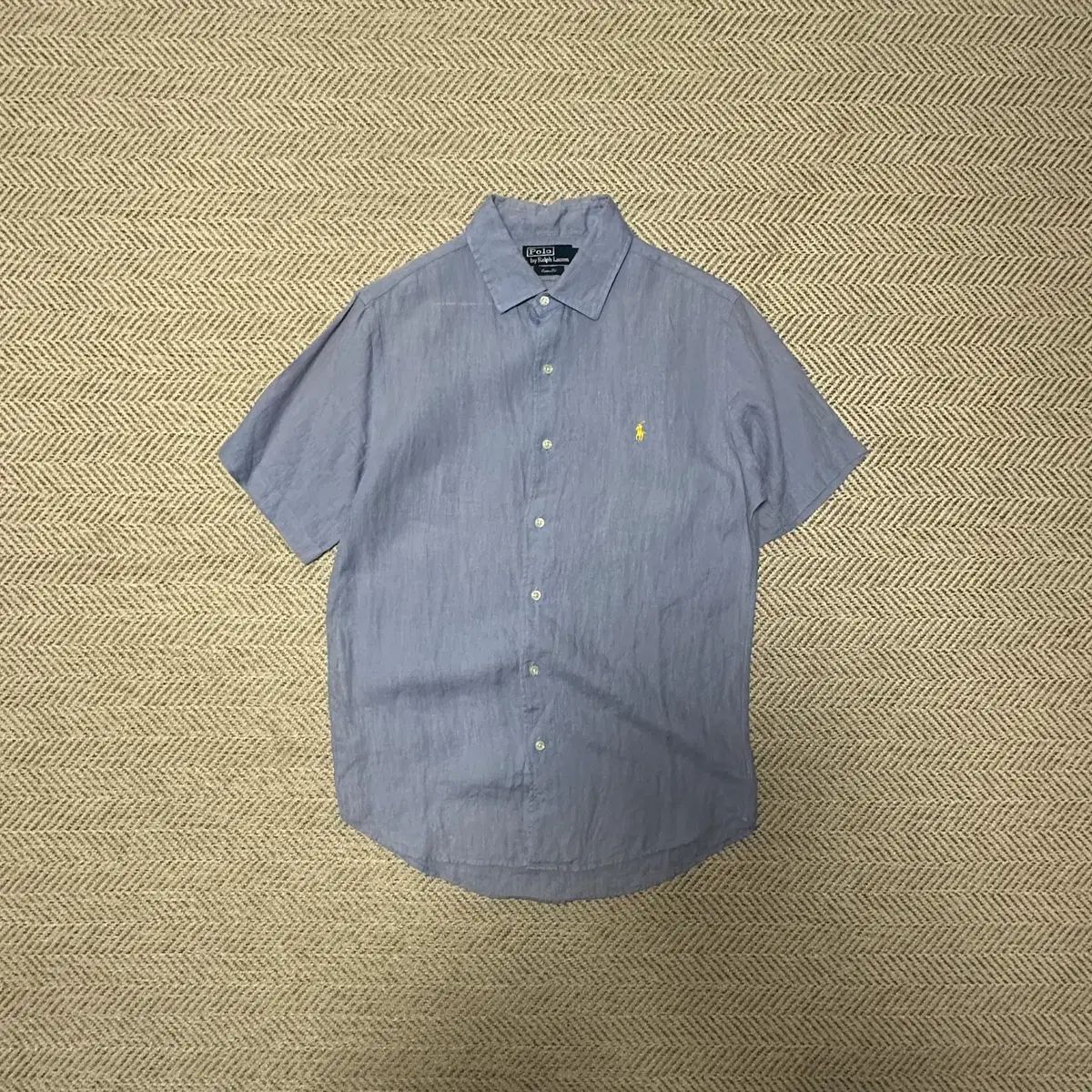 POLO RALPH LAUREN リネン100% ハーフシャツ