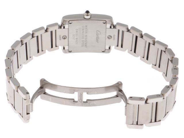 CARTIER カルティエ ウォッチ タンクフランセーズSM 時計 W51008Q3 腕時計 ステンレス ホワイト レディース【中古】 CARTIER カルティエ ウォッチ タンクフランセーズSM 時計 W51008Q3 腕時計 ステンレス ホワイト レディース【中古】